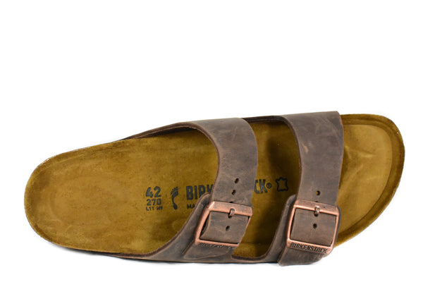 edderkop stil Sydøst BIRKENSTOCK - ARIZONA - NARROW - OILED LEATHER – Grundy's Shoes