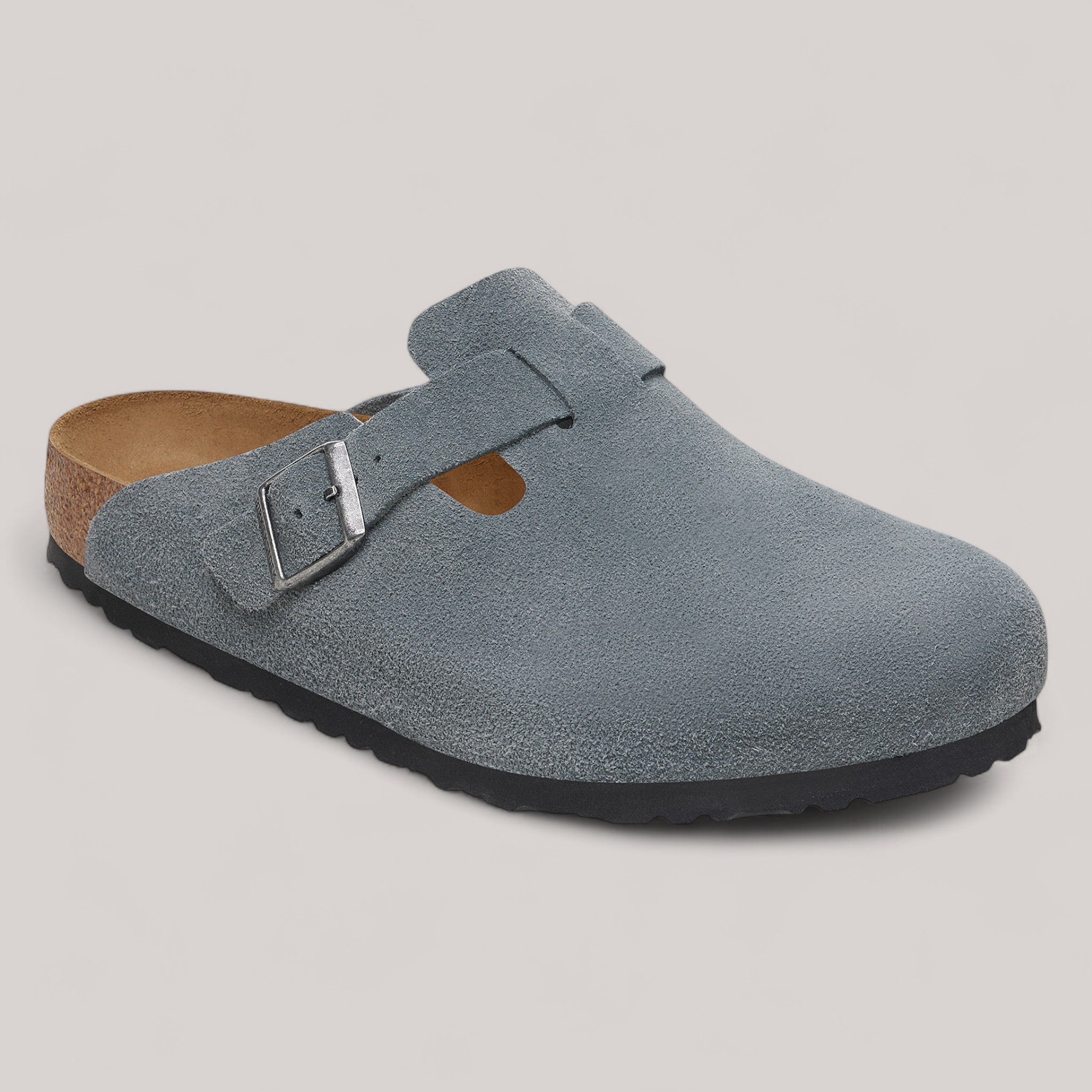 Birkenstock - Boston - Regular - Suede - Soft Footbed