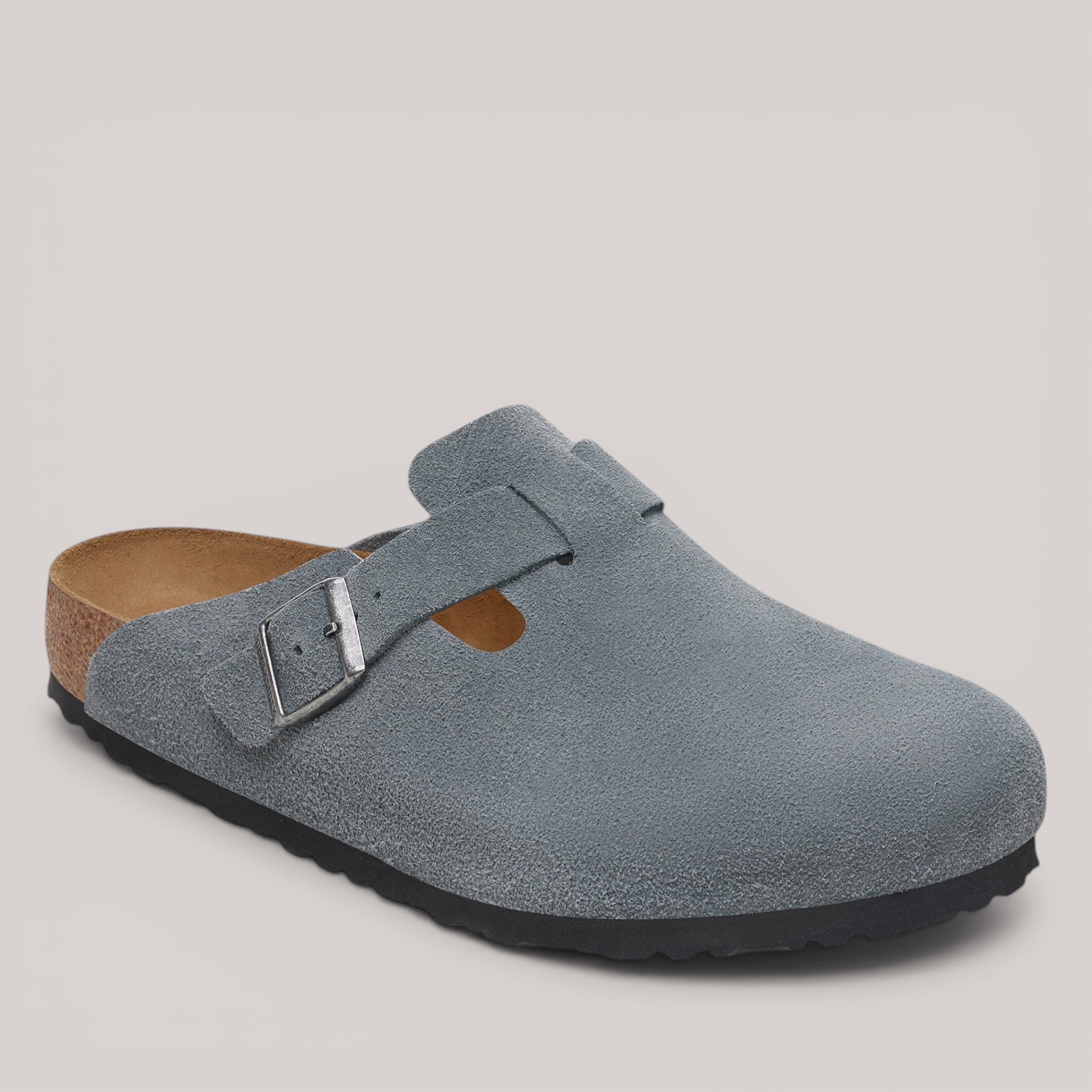 Birkenstock - Boston - Regular - Suede - Soft Footbed