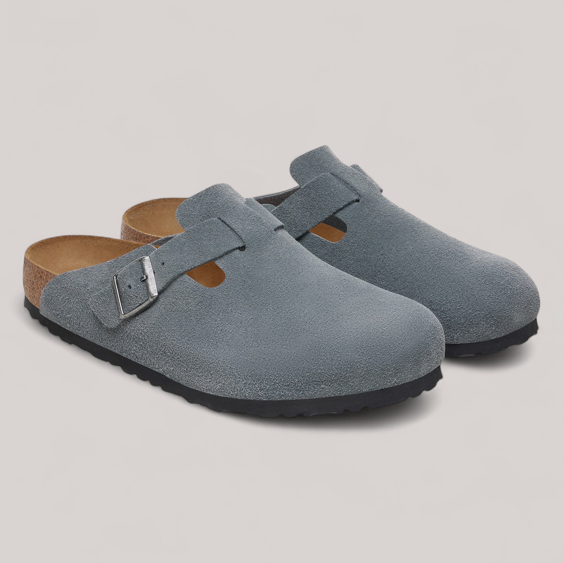 Birkenstock - Boston - Regular - Suede - Soft Footbed