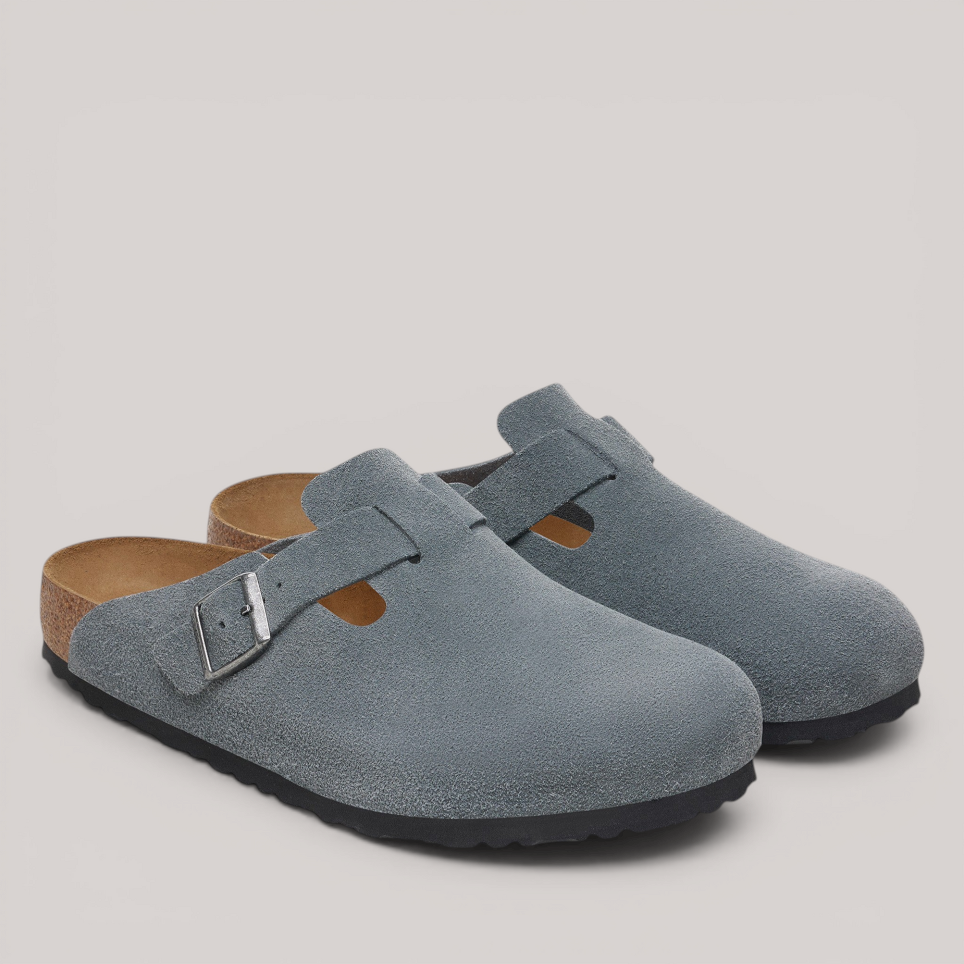 Birkenstock - Boston - Regular - Suede - Soft Footbed