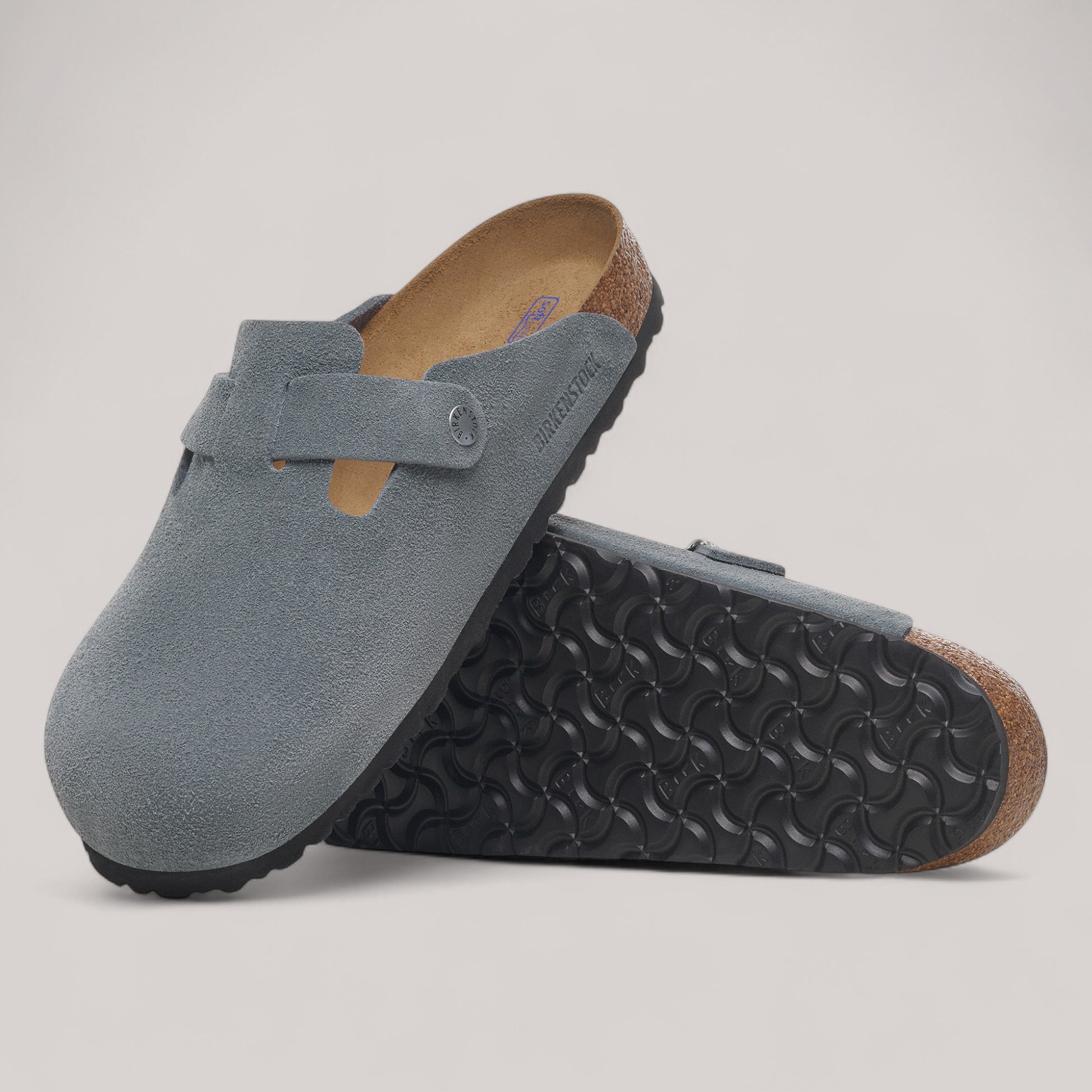 Birkenstock - Boston - Regular - Suede - Soft Footbed
