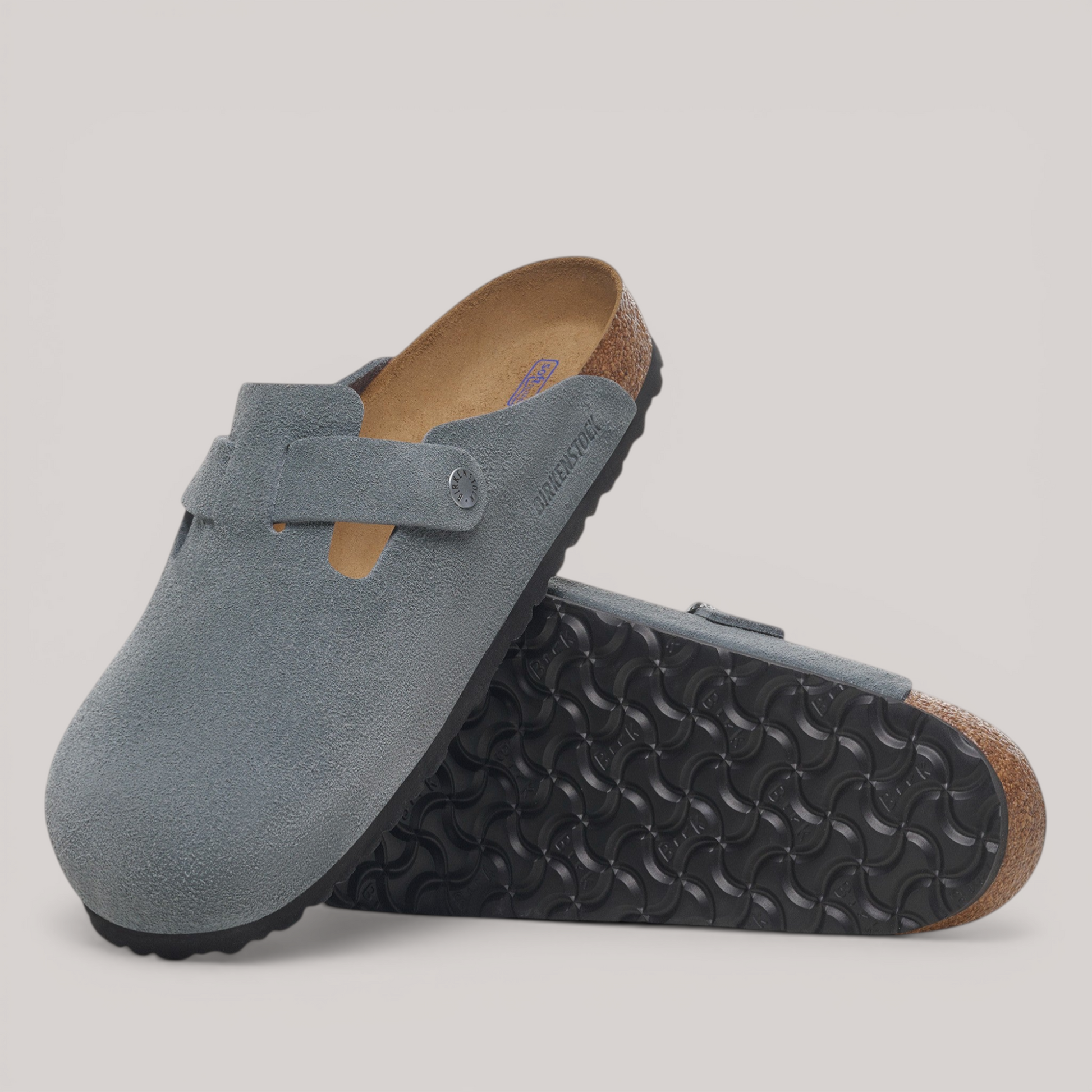 Birkenstock - Boston - Regular - Suede - Soft Footbed