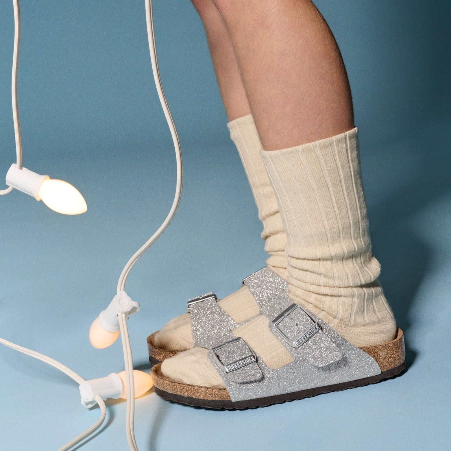 Birkenstock - Arizona Shiny Glitter - Narrow - Synthetic