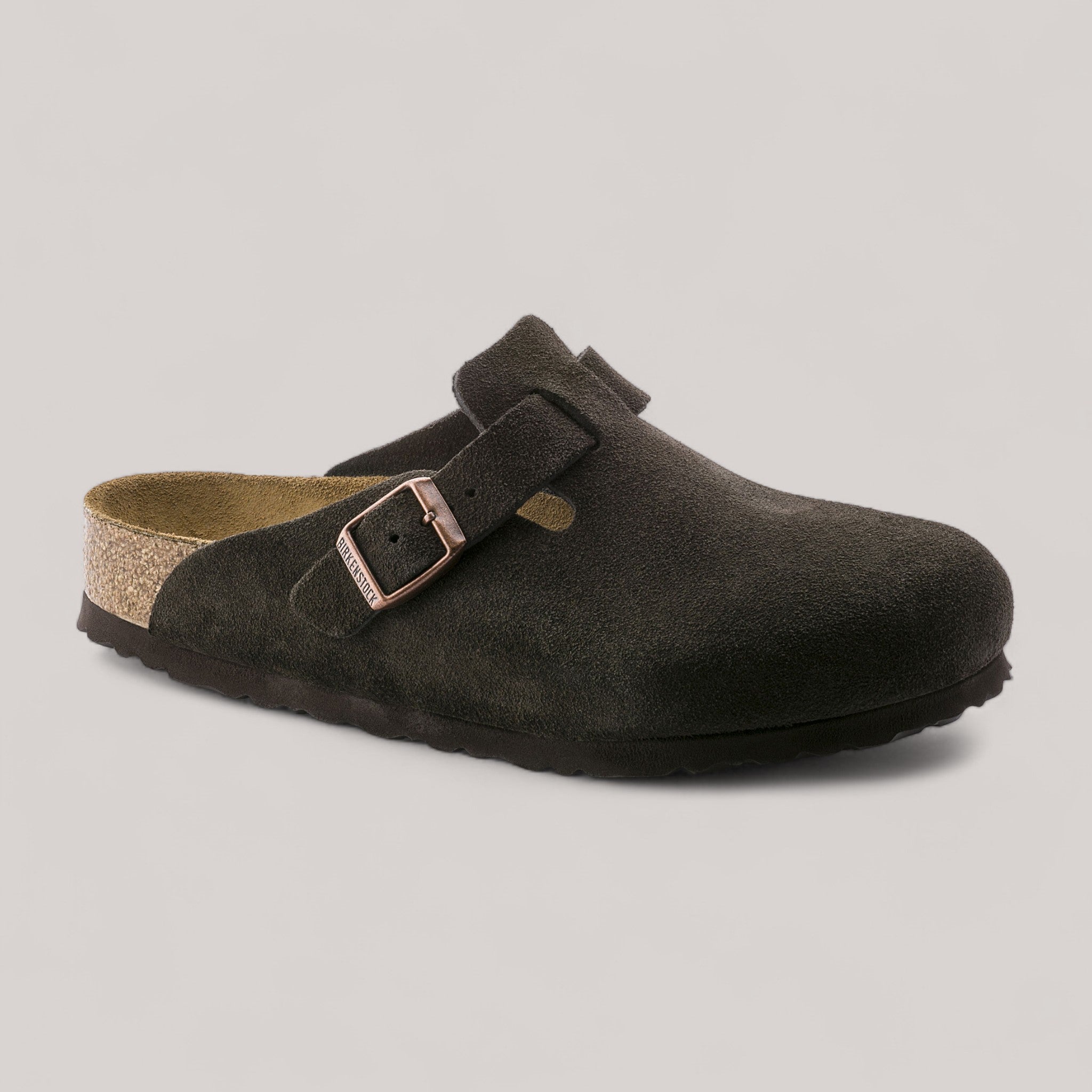 Birkenstock - Boston - Narrow - Suede - Soft Footbed