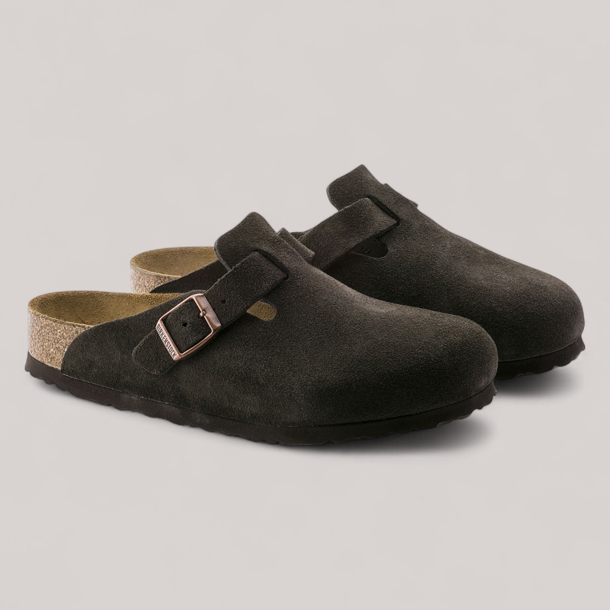 Birkenstock - Boston - Regular - Suede - Soft Footbed