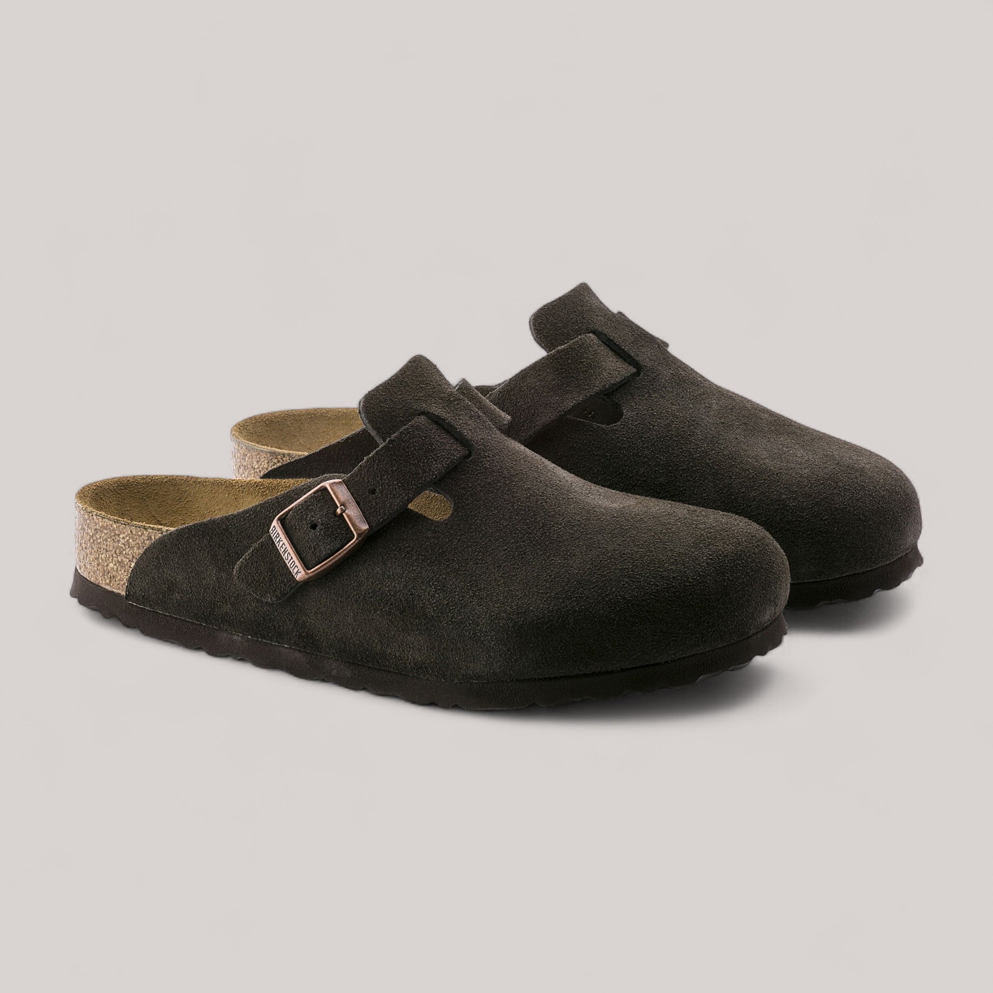 Birkenstock - Boston - Narrow - Suede - Soft Footbed