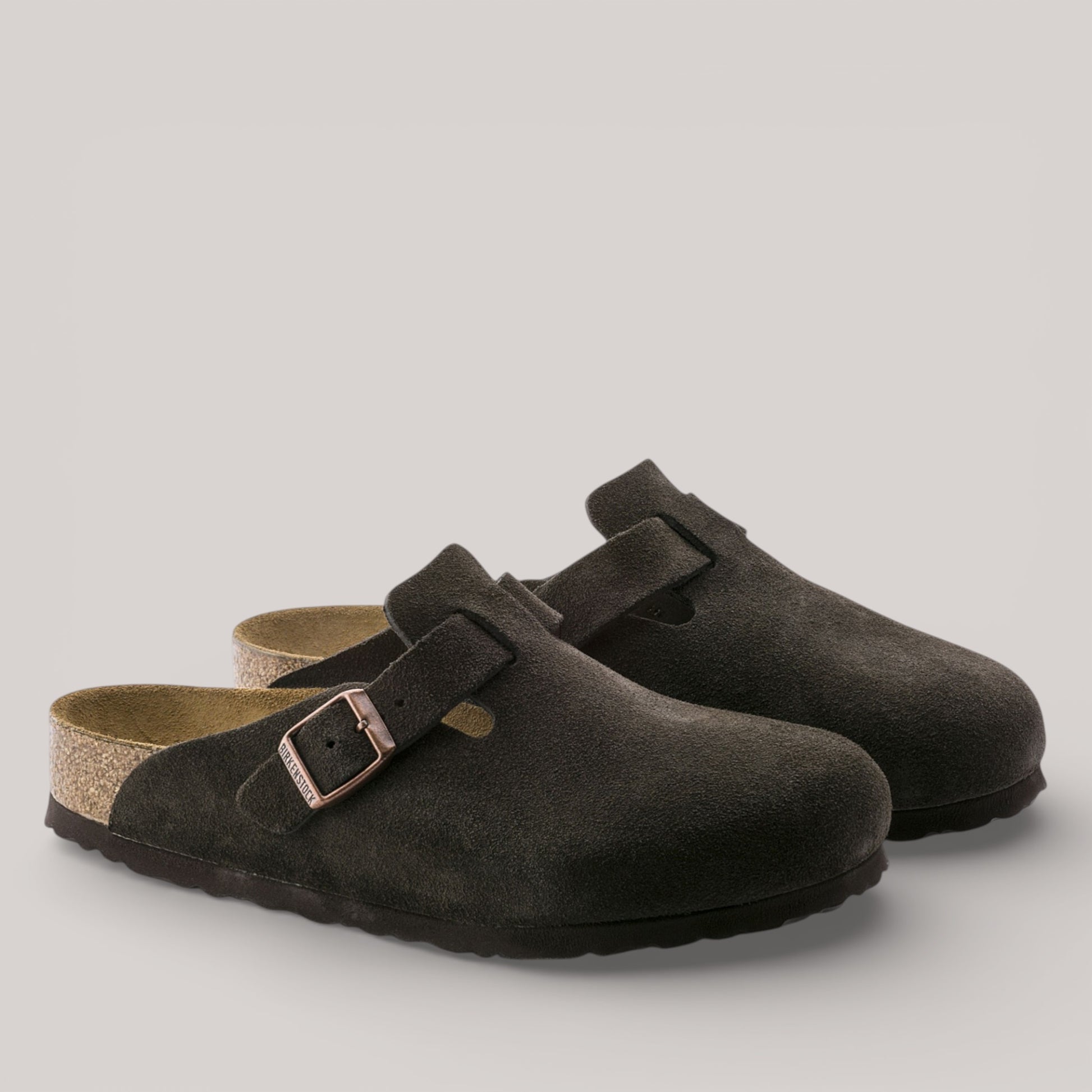 Birkenstock - Boston - Regular - Suede - Soft Footbed