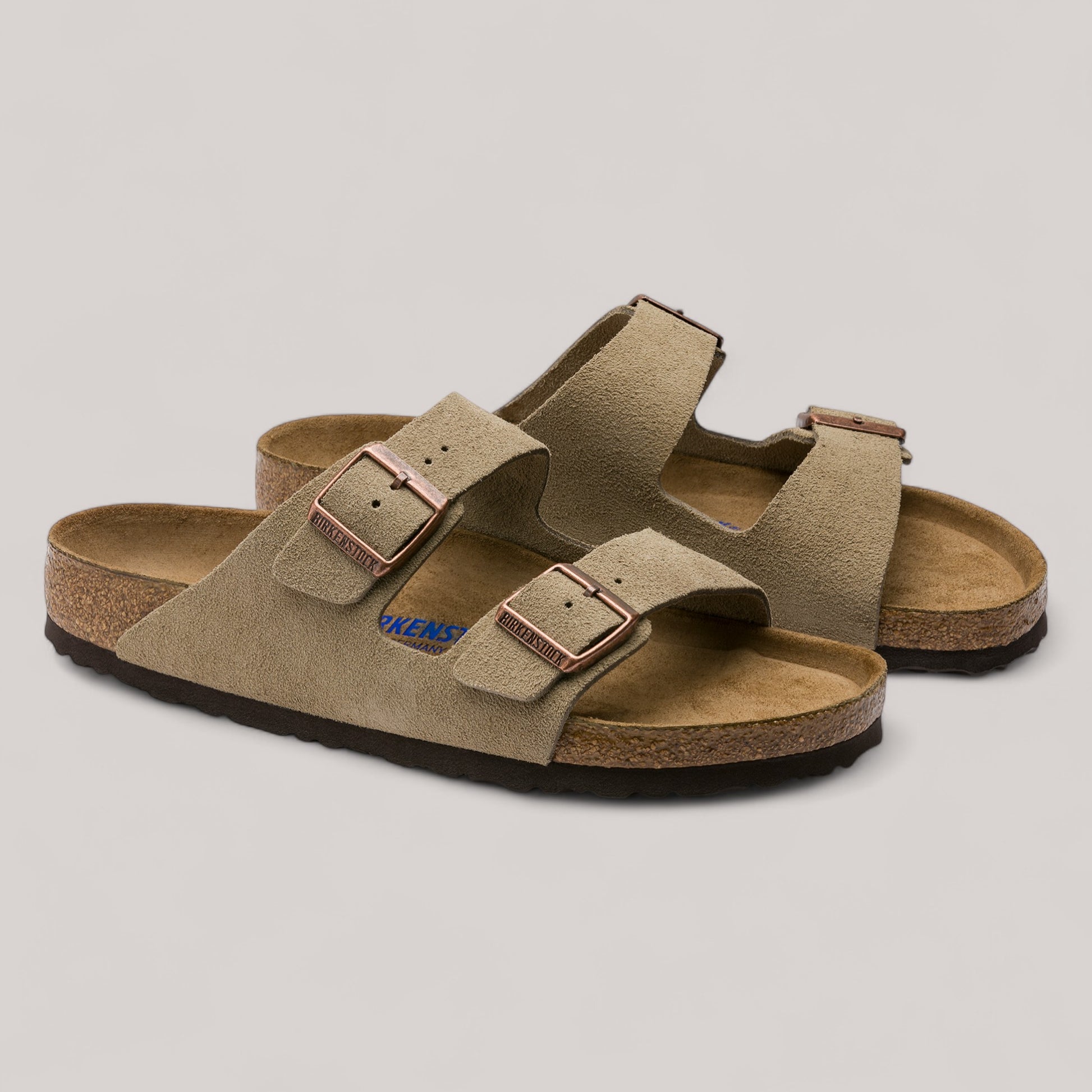 Birkenstock - Arizona - Narrow - Suede - Soft Footbed