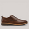 Grundy's Shoes Amberjack The Original brown full grain leather lace-up shoe with a durable TPU outsole