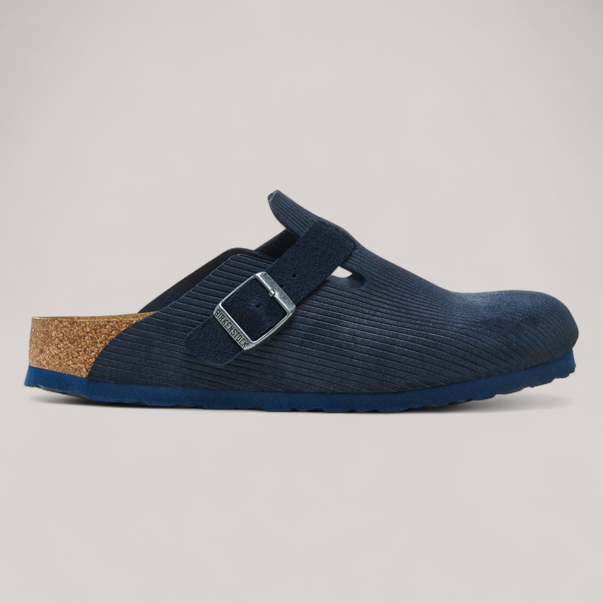Birkenstock - Boston Corduroy - Regular - Suede Leather Embossed