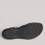 Grundy's Shoes ECCO Flash sandal showing the black textured rubber outsole with a wavy grip pattern