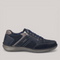 Grundy's Shoes Josef Seibel New Anvers 87 navy nubuck leather men's lace-up shoe with side zip and wide fit