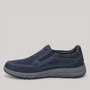 Grundy's Shoes Josef Seibel Giuseppe 09 navy blue leather slip-on shoe with orthotic-friendly design