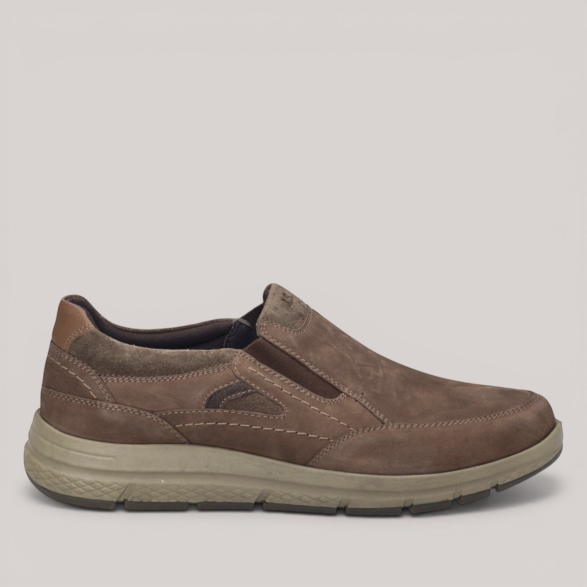 Grundy's Shoes Josef Seibel Giuseppe 09 brown leather slip-on men's shoe with orthotic-friendly supportive sole