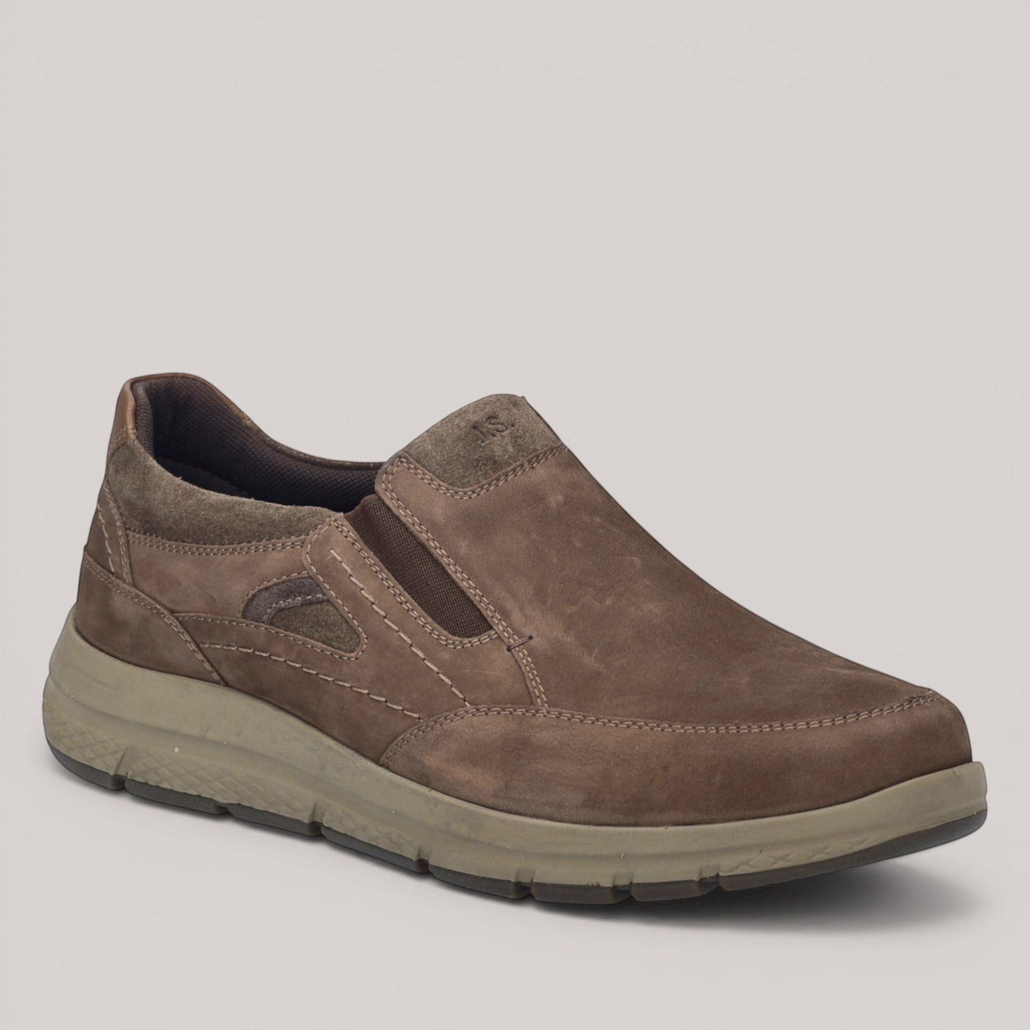 Grundy's Shoes Josef Seibel Giuseppe 09 brown leather men's slip-on shoe with orthotic-friendly design