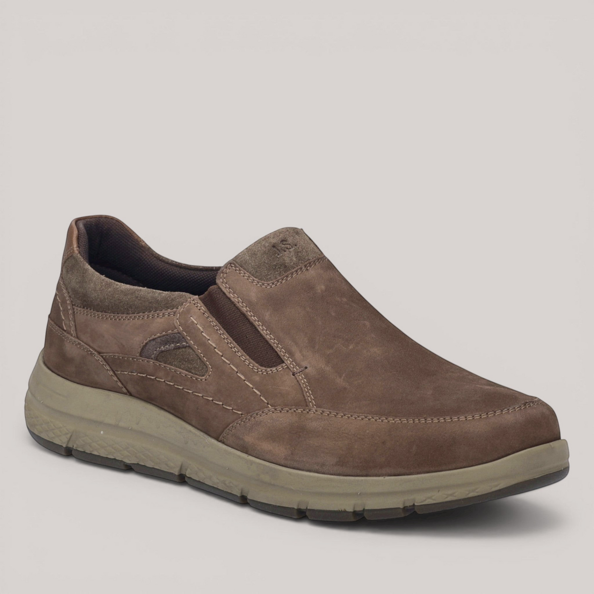 Grundy's Shoes Josef Seibel Giuseppe 09 brown leather men's slip-on shoe with orthotic-friendly design
