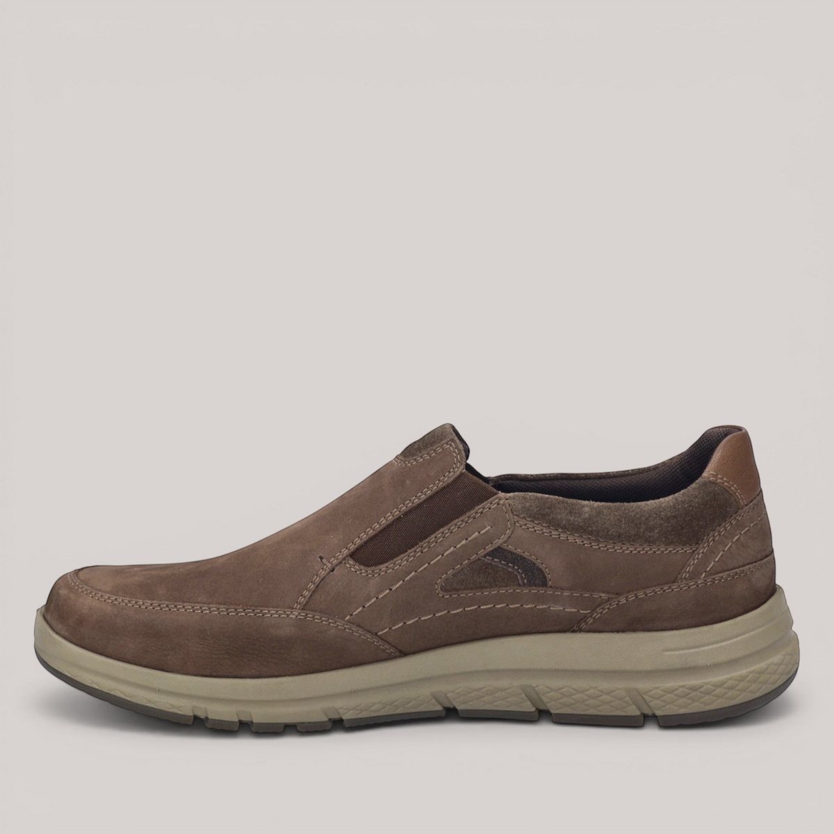 Grundy's Shoes Josef Seibel Giuseppe 09 brown leather men's slip-on shoe with orthotic-friendly design