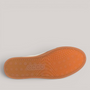 Grundy's Shoes ECCO Soft 10 men's sneaker showing the durable brown rubber outsole with textured grip pattern