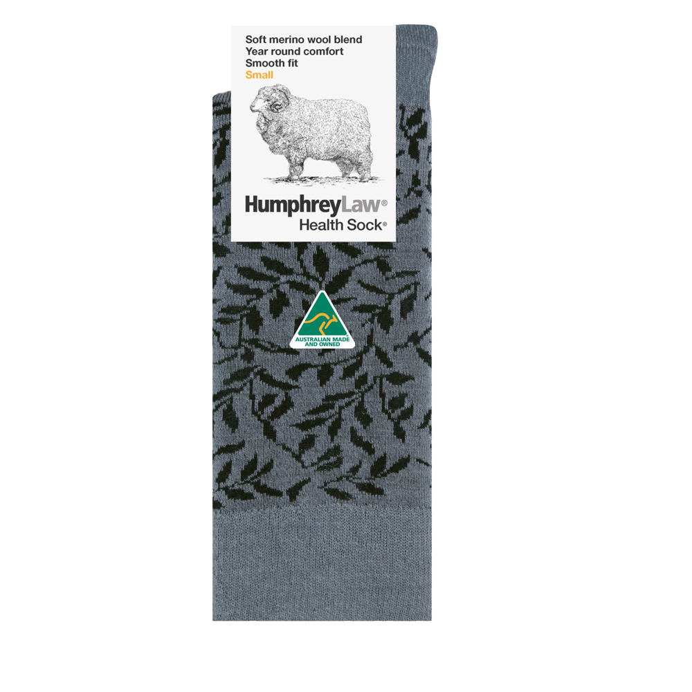 Humphrey Law - 85C - Fine Merino Wool Patterned Health Sock