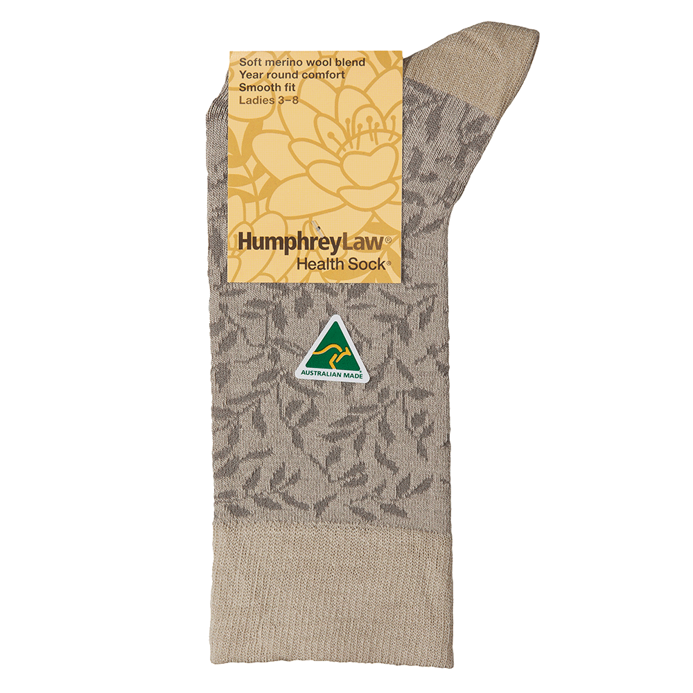 Humphrey Law - 85C - Fine Merino Wool Patterned Health Sock